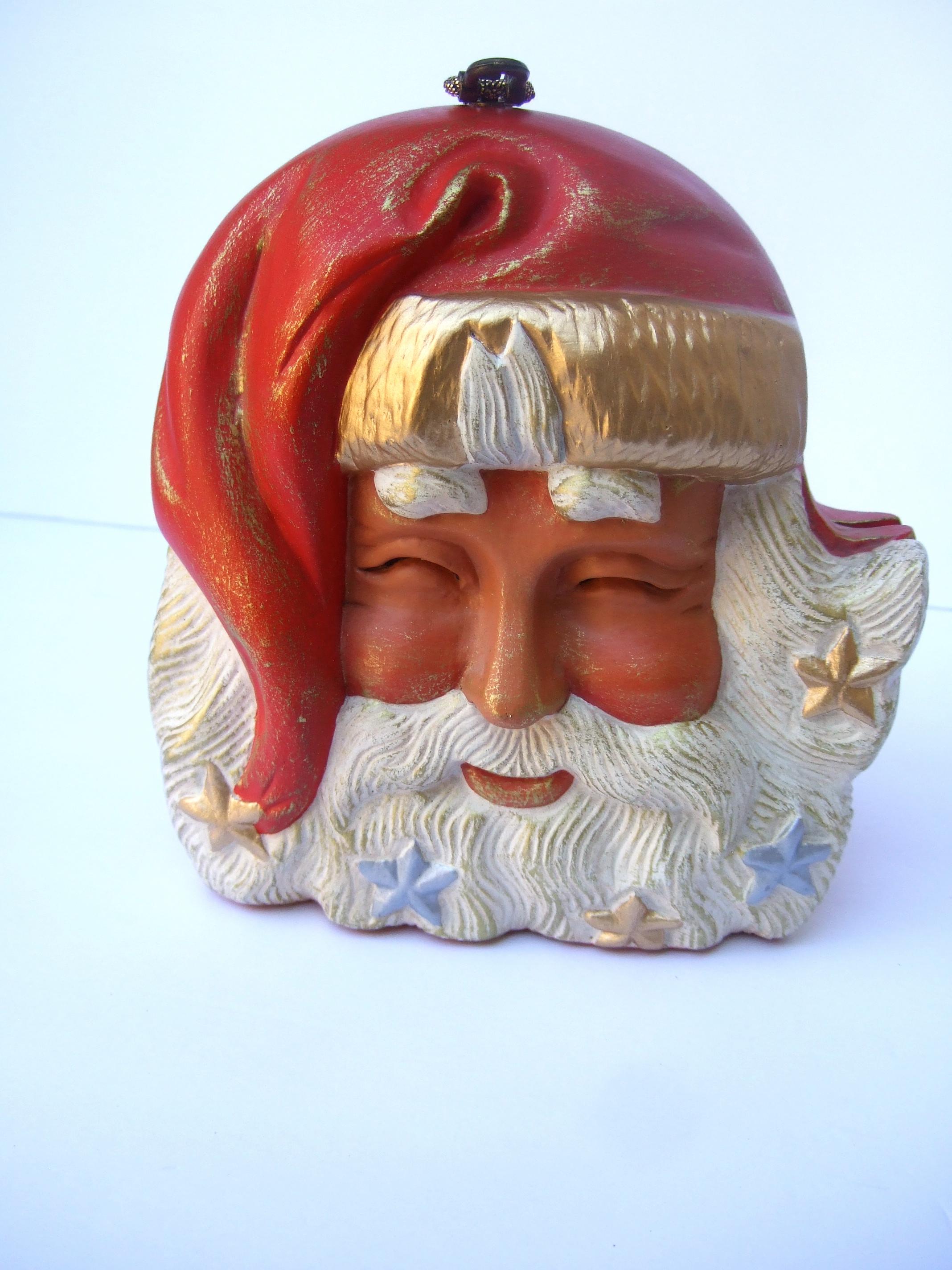 A.I.C. Woods Beverly Hills Sac à bandoulière pour le Père Noël, sculpté à la main, c. années 1990 en vente 3