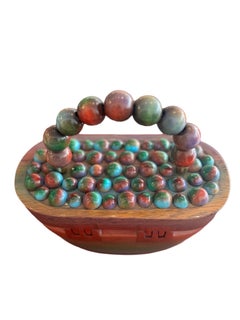 Timmy Woods Rainbow Marble Handbag