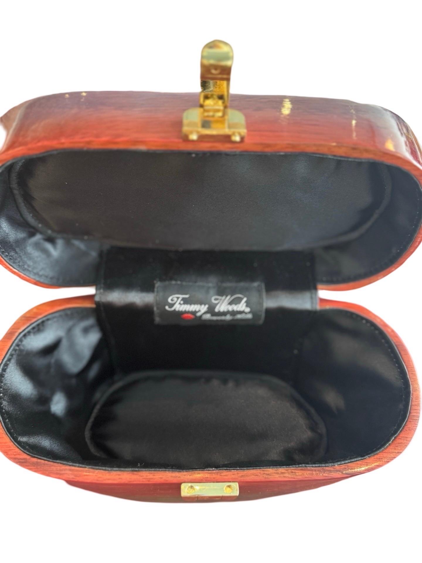Timmy Woods Bolso de Mármol Arco Iris Marrón