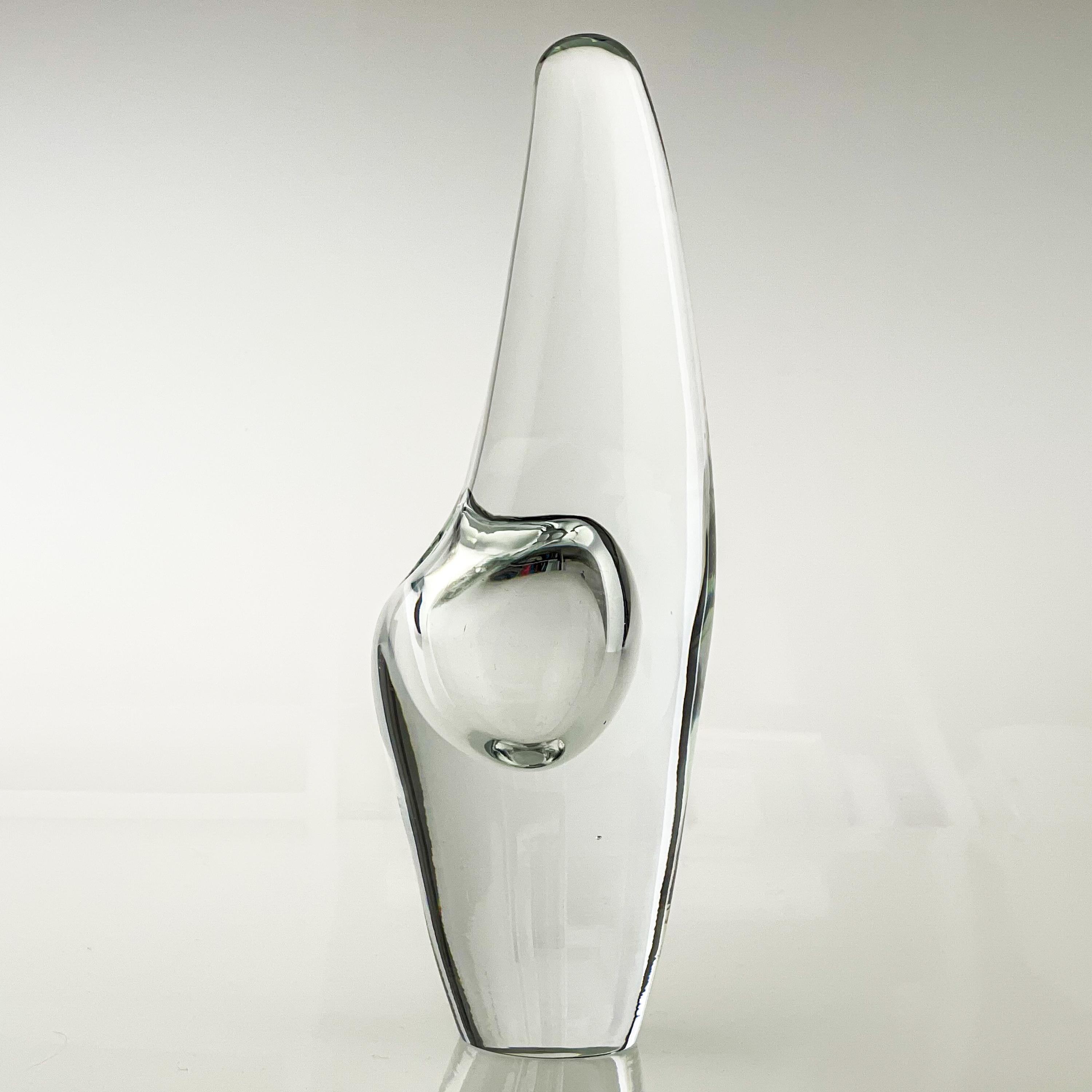 Mid-Century Modern Timo Sarpaneva, Crystal Art-Object 