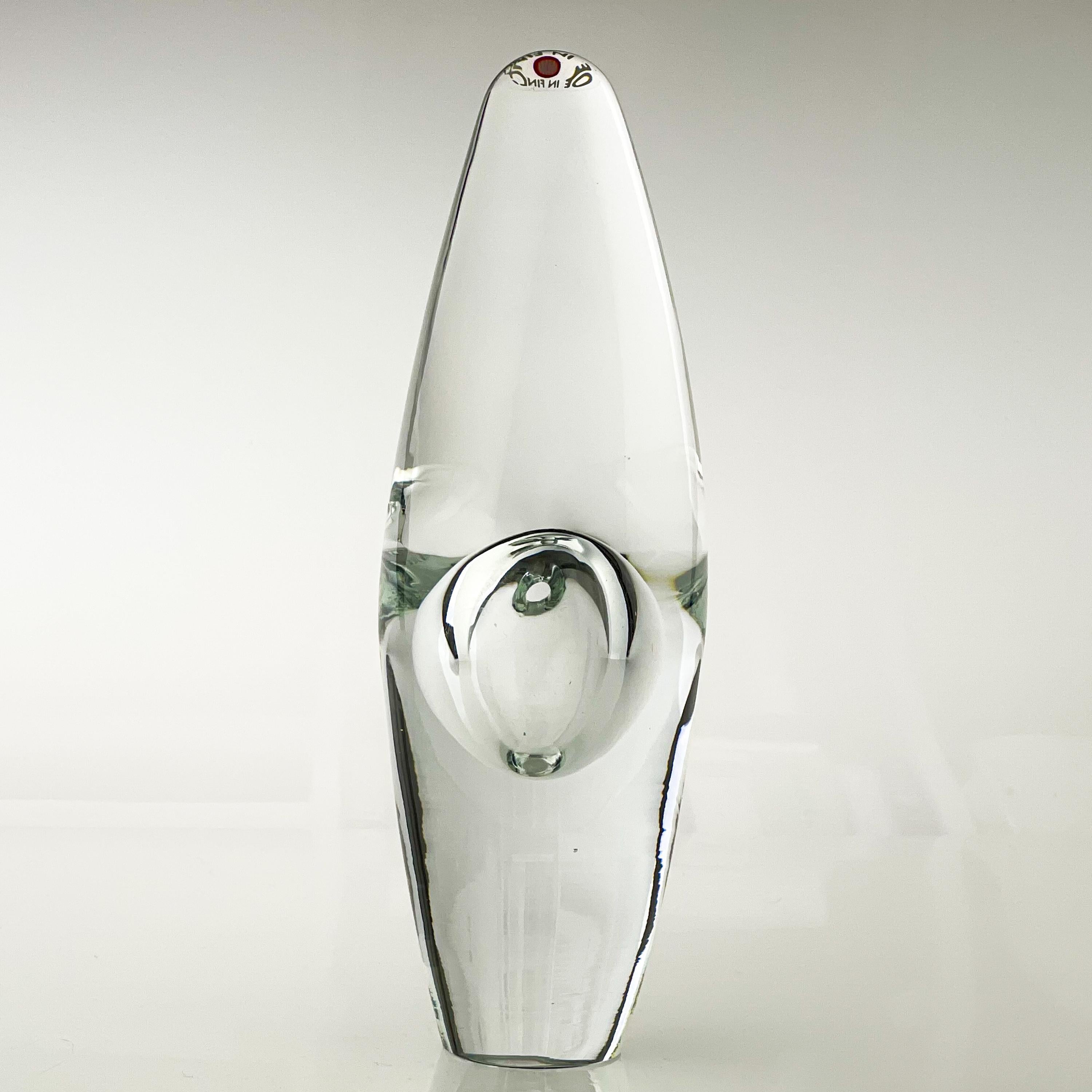Finnish Timo Sarpaneva, Crystal Art-Object 
