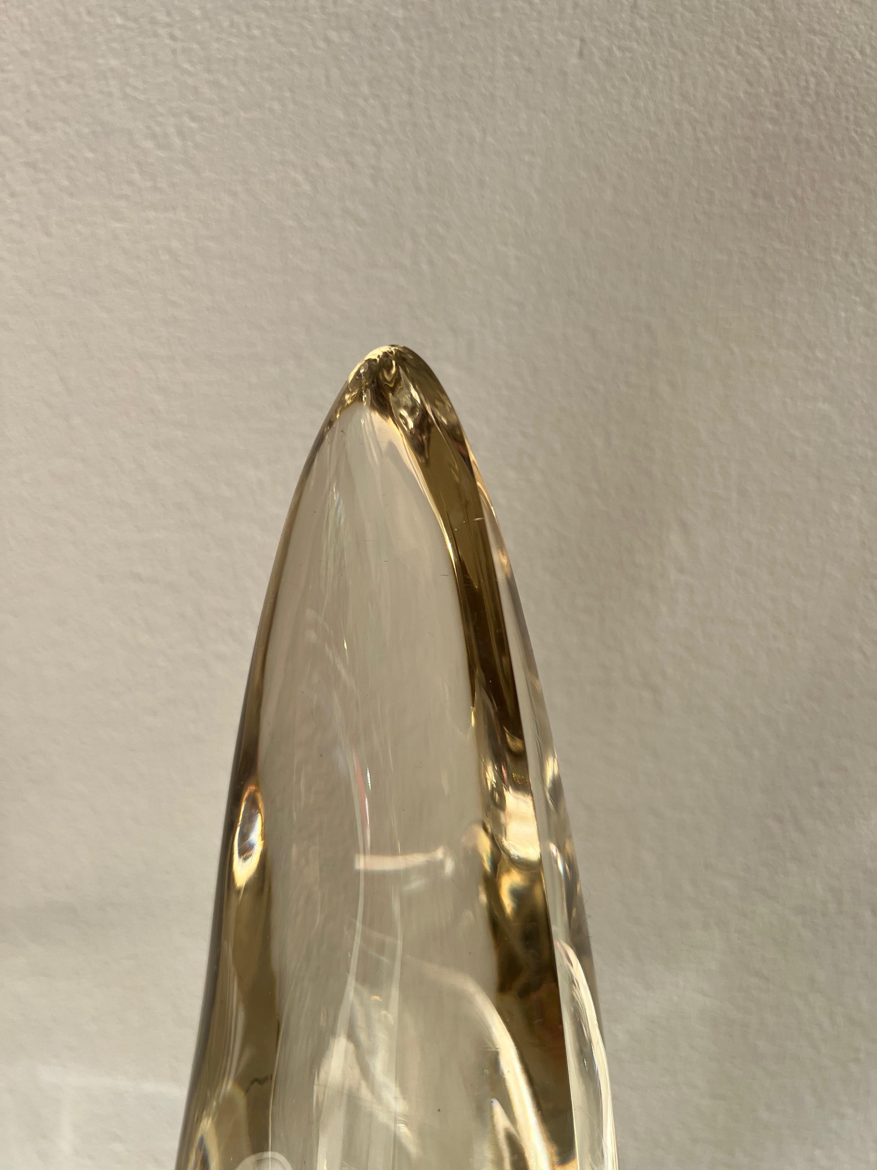 Timo Sarpaneva - Finland, 1926-2006

Timo Sarpaneva, Faceted Glass sculpture 'Orchid'

Clear glass, faceted sides

Color near champagne - this color was typical in few production years at Iittala

Signed : Timo Sarpaneva - 3568

Exhibitions :
The