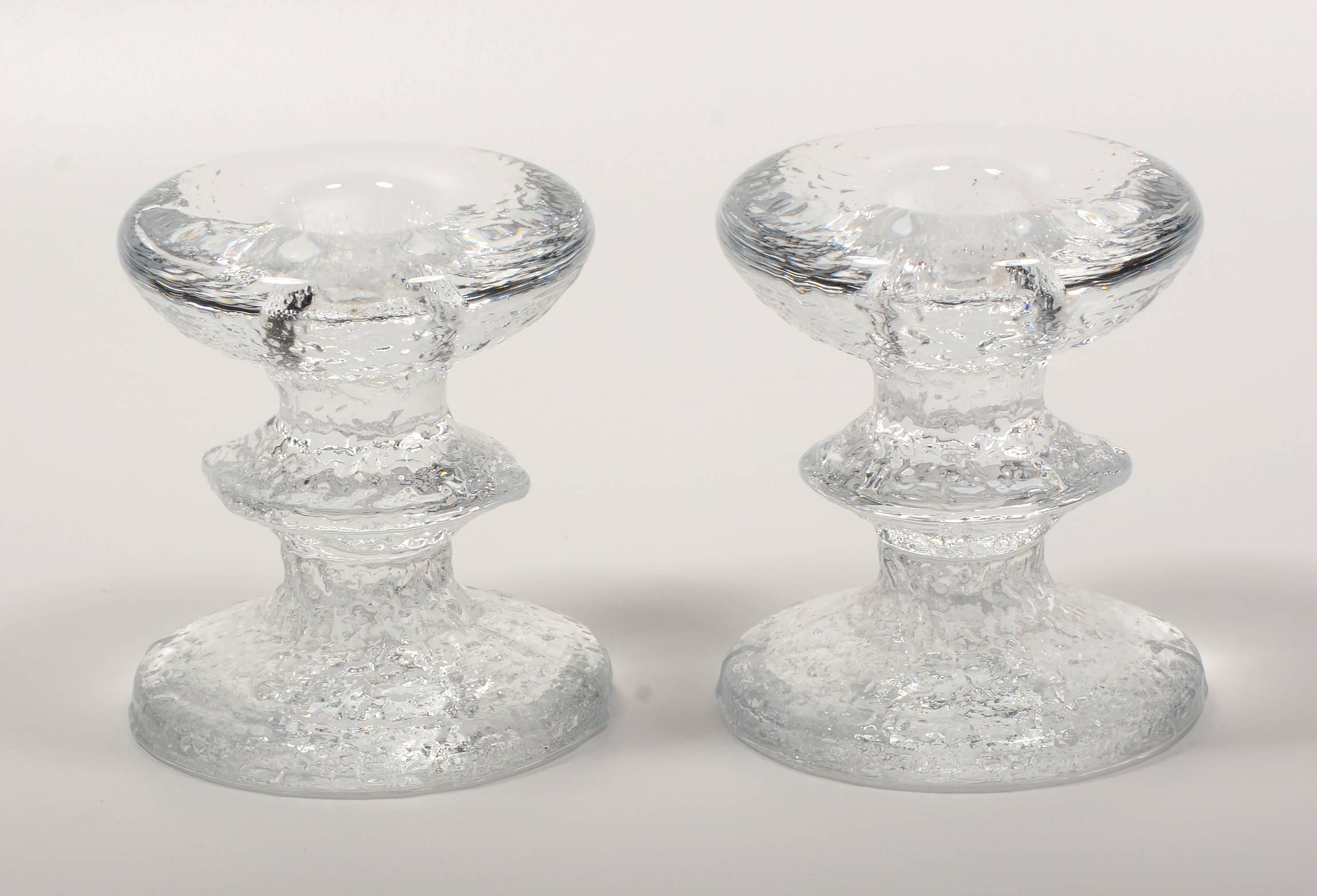 Mid-20th Century Timo Sarpaneva Festivo Candle Holders