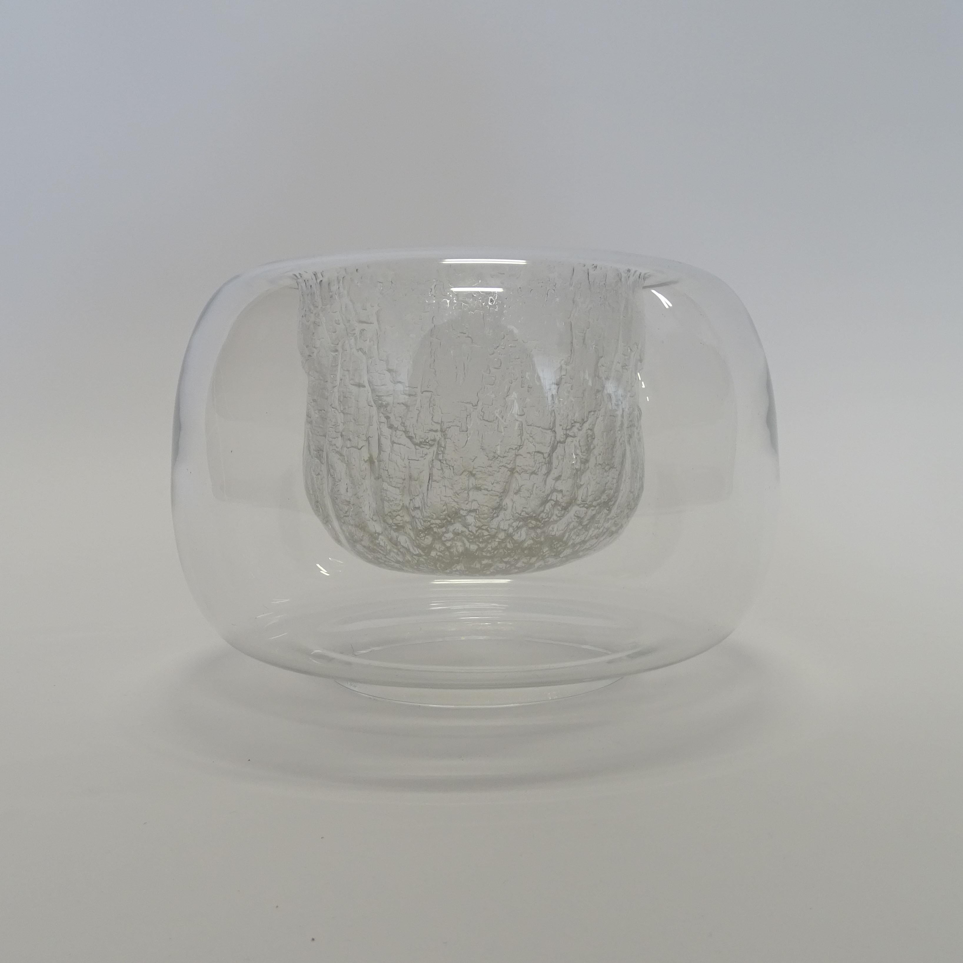 Timo Sarpaneva 'Finlandia' Mould Blown Glass vase, 
Fully signed Timo Sarpaneva 3375
Finland 1960s.