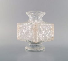 Vase aus Crassus-Kunstglas von Timo Sarpaneva für Iittala