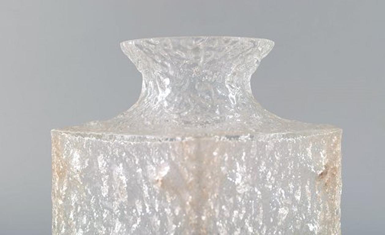 Vase aus Crassus-Kunstglas von Timo Sarpaneva für Iittala (Skandinavische Moderne) im Angebot