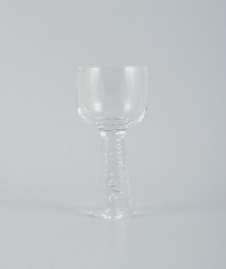 Finlandais Timo Sarpaneva pour Iittala Nuutajärvi, 6 verres à liqueur Vintage Archipelago en vente