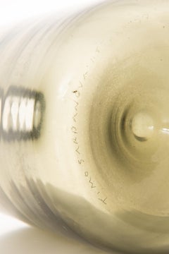 Timo Sarpaneva Glasflasche / Vase Modell Pullo / Vogel von Iittala in Finnland