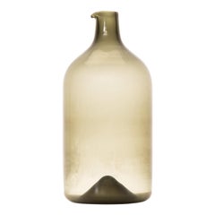 Retro Timo Sarpaneva Glass Bottle / Vase Model Pullo / Bird by Iittala in Finland