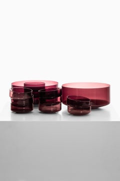 Timo Sarpaneva Glass Bowls by Iittala in Finland