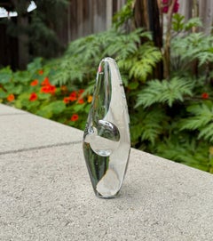 Timo Sarpaneva Glass "Orkidea" (Orchid) Vase for Iittala, Finland, 20th Century