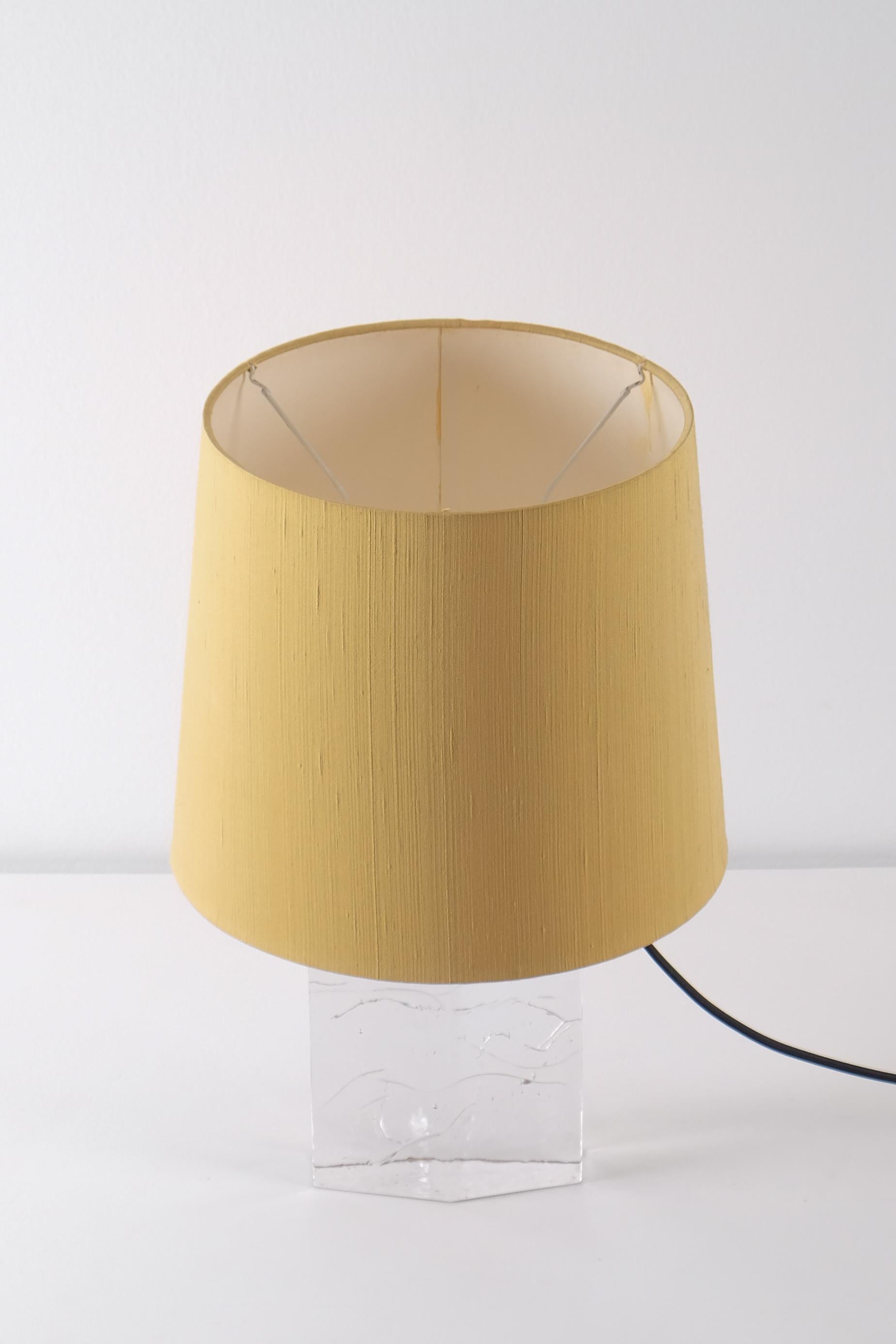 Finlandais Lampe de bureau en verre Timo Sarpaneva, Finlande, années 1960 en vente