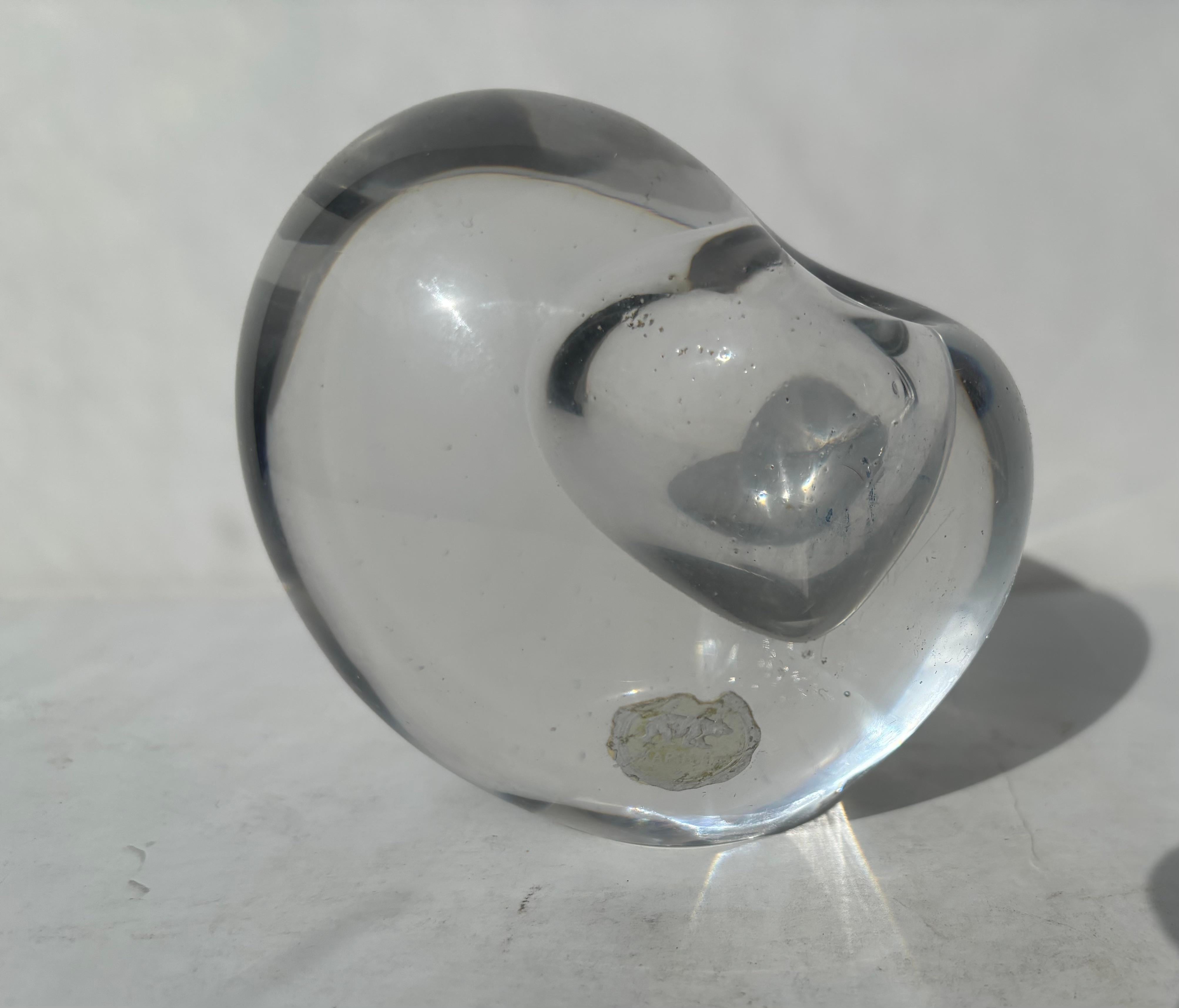 Fait main Timo Sarpaneva vase en verre/ récipient  pour Littala « 56 » en vente