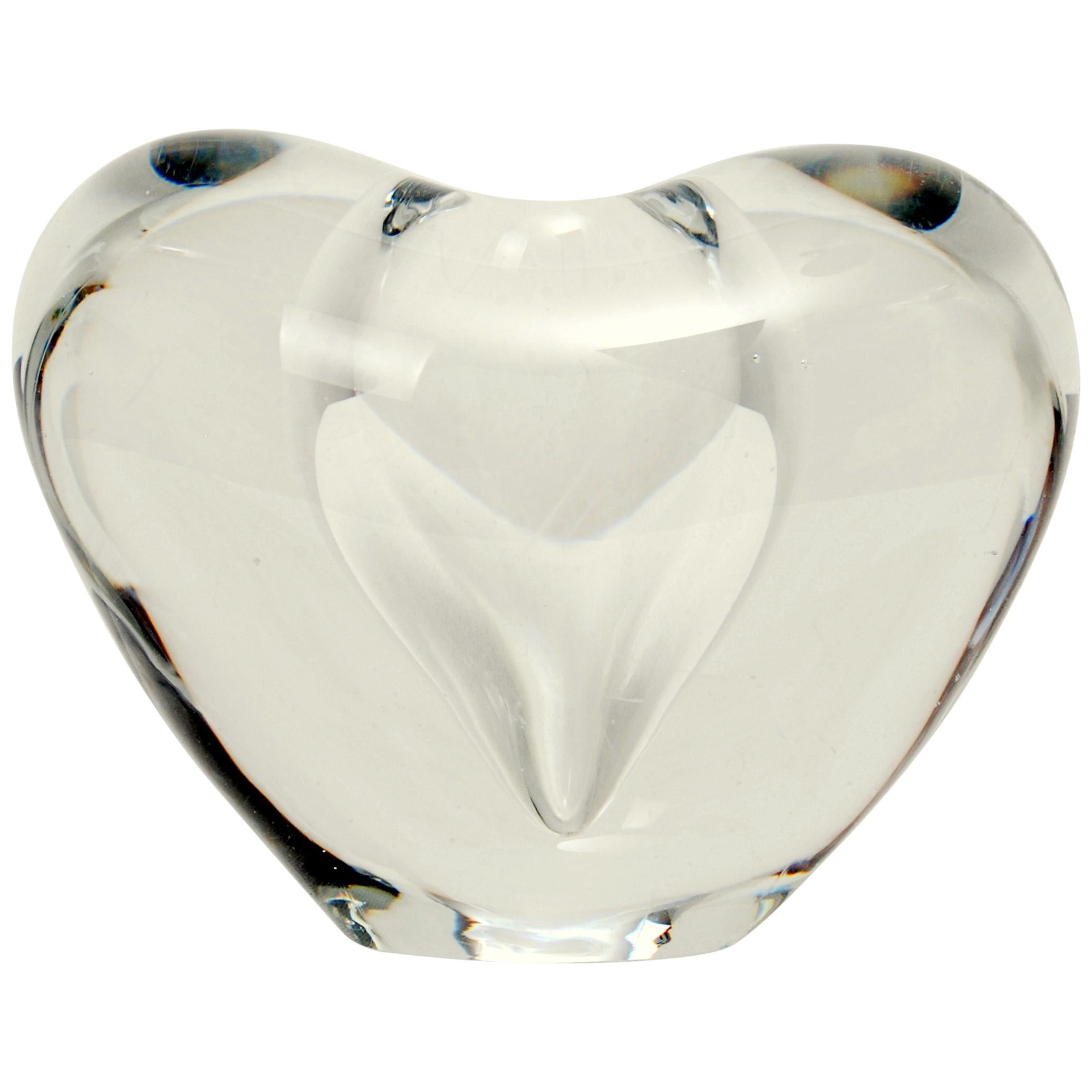 Timo Sarpaneva Herzvase, Iittala, signiert