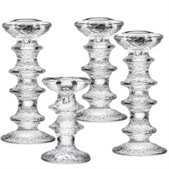 Timo Sarpaneva, Iittala Finland Four Candlesticks