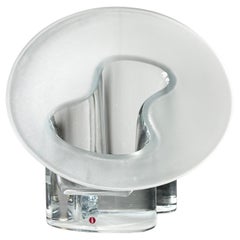 Timo Sarpaneva Large Sculptural Glass Vase Marcel Iittala Finland 20th Century