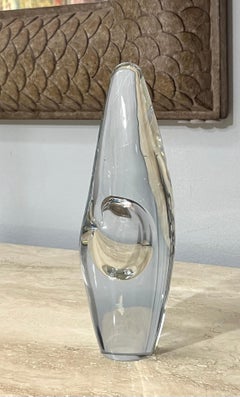 Timo Sarpaneva Orchid Art Glass Vase for Littala Finland