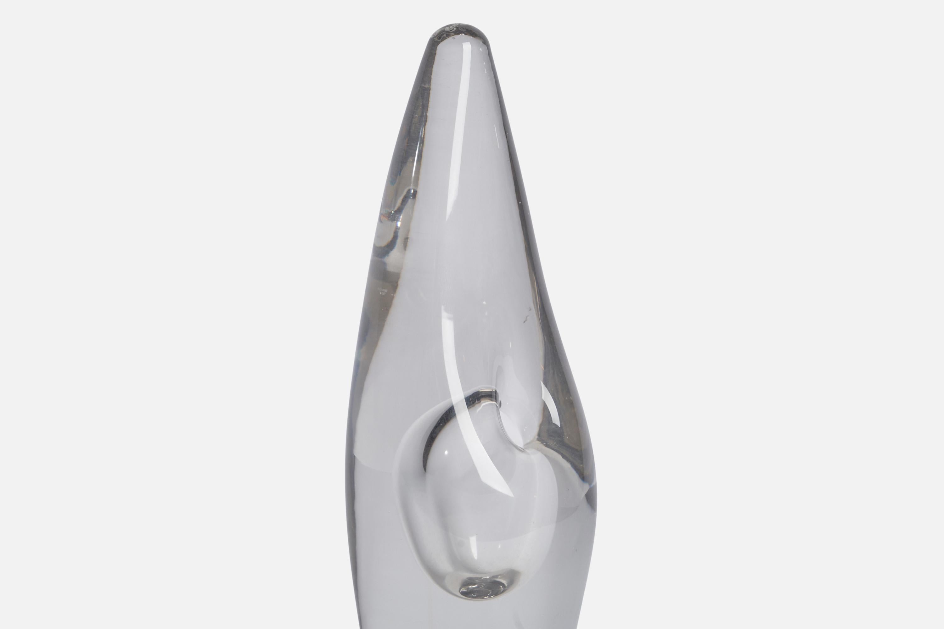 Timo Sarpaneva, Vase „Orchidee“, Glas, Finnland, 1950er Jahre (Finnisch) im Angebot