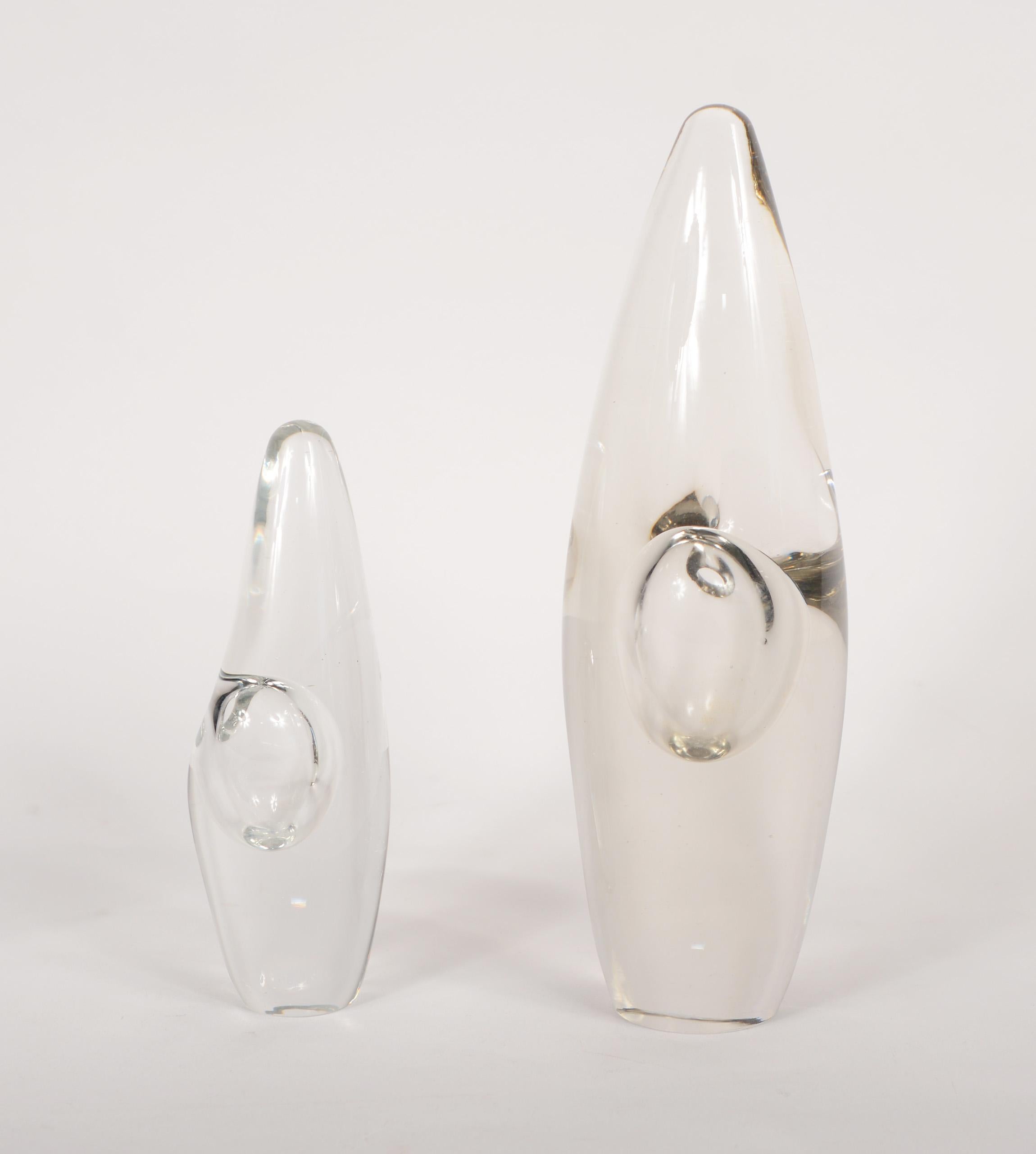 Mid-Century Modern Timo Sarpaneva Orchid Vases for Iittala Finland For Sale