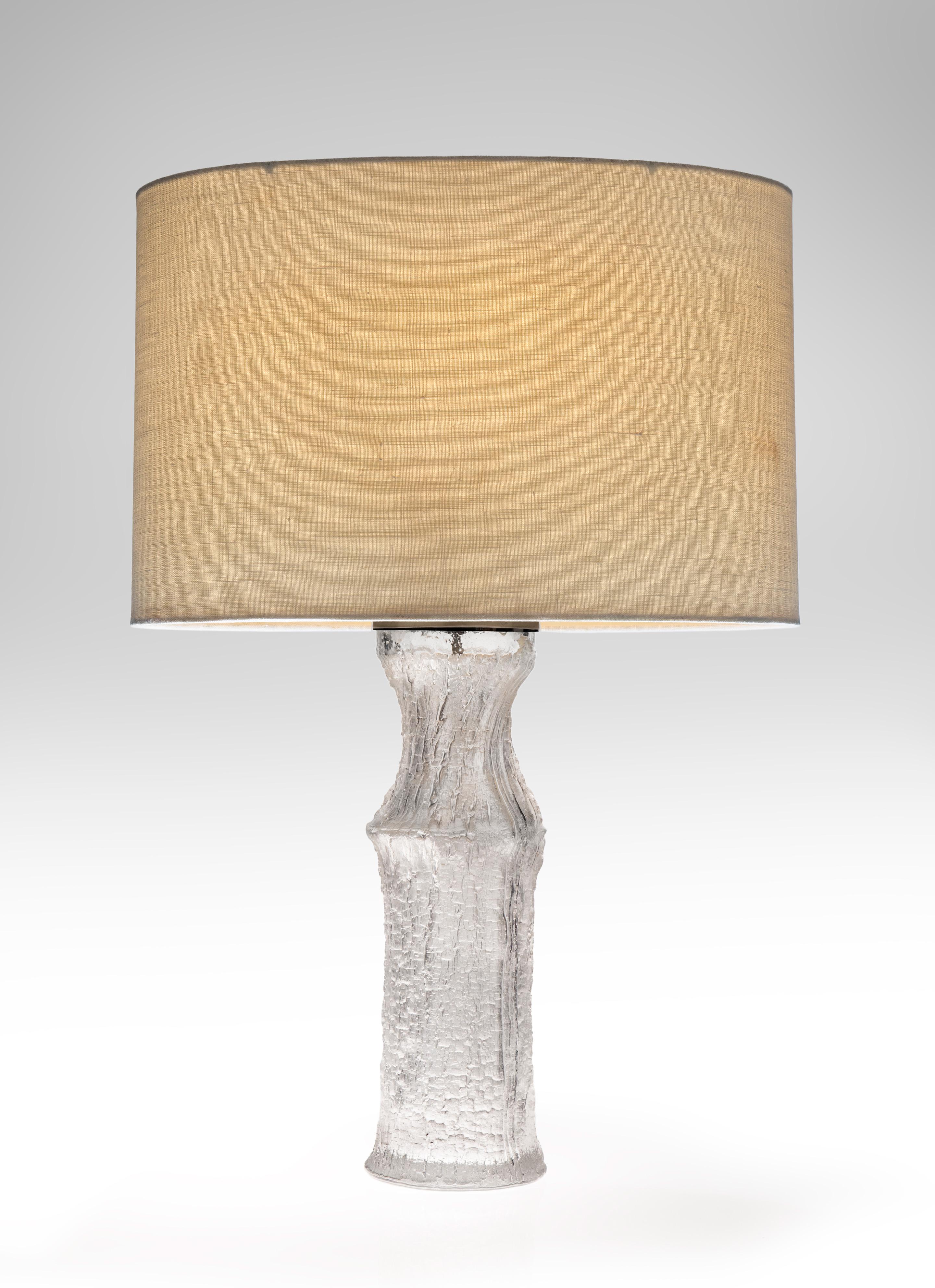 Mid-Century Modern Timo Sarpaneva Pair of Midcentury Glass Lamps for Luxus