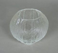 Timo Sarpaneva Scandinavian Modern Minora - Vaso in vetro trasparente per Iitala Finlandia