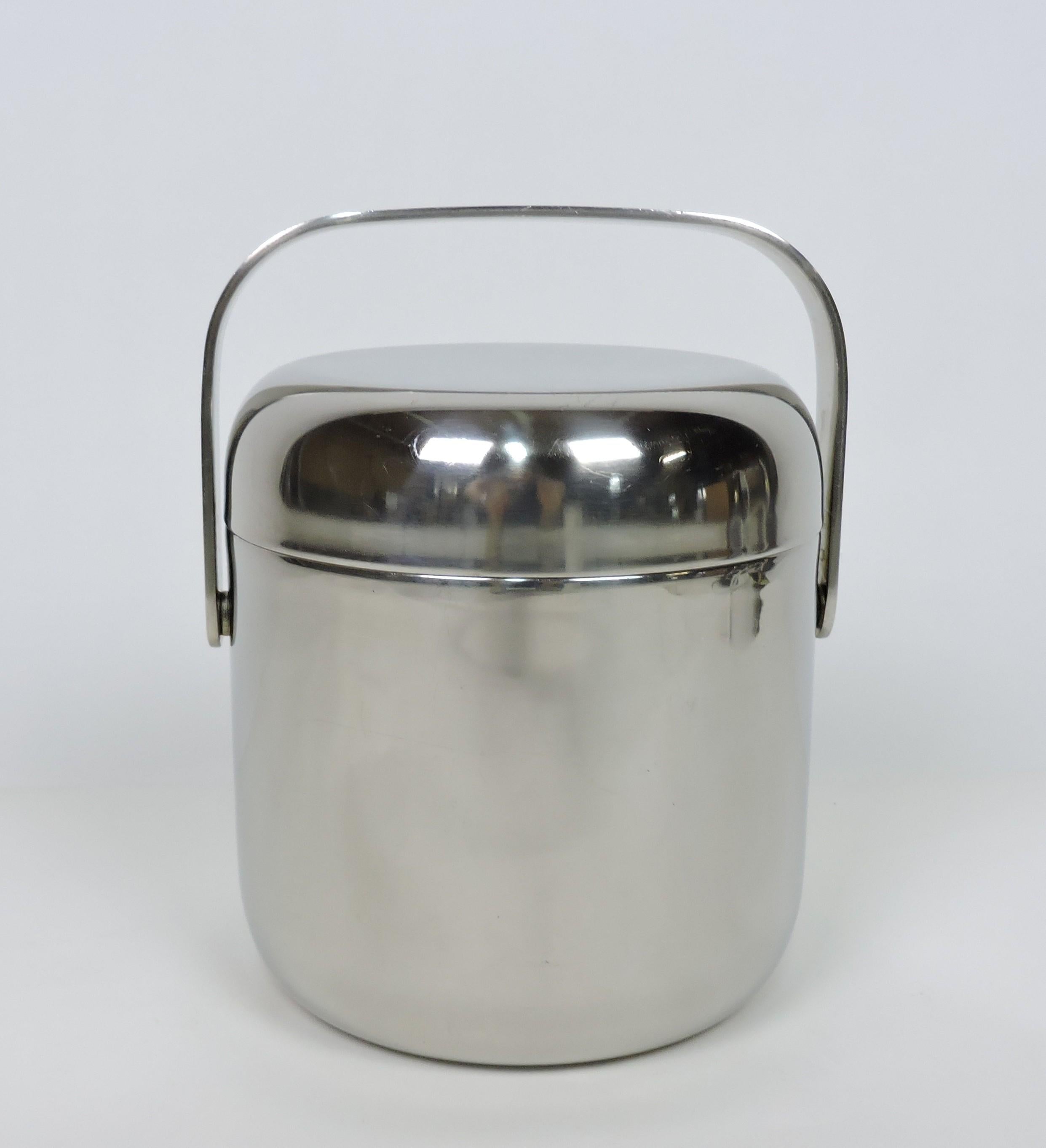 Timo Sarpaneva Scandinavian Modern Stainless Steel Ice Bucket for OPA Finland 4