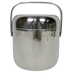 Timo Sarpaneva Scandinavian Modern Stainless Steel Ice Bucket for OPA Finland