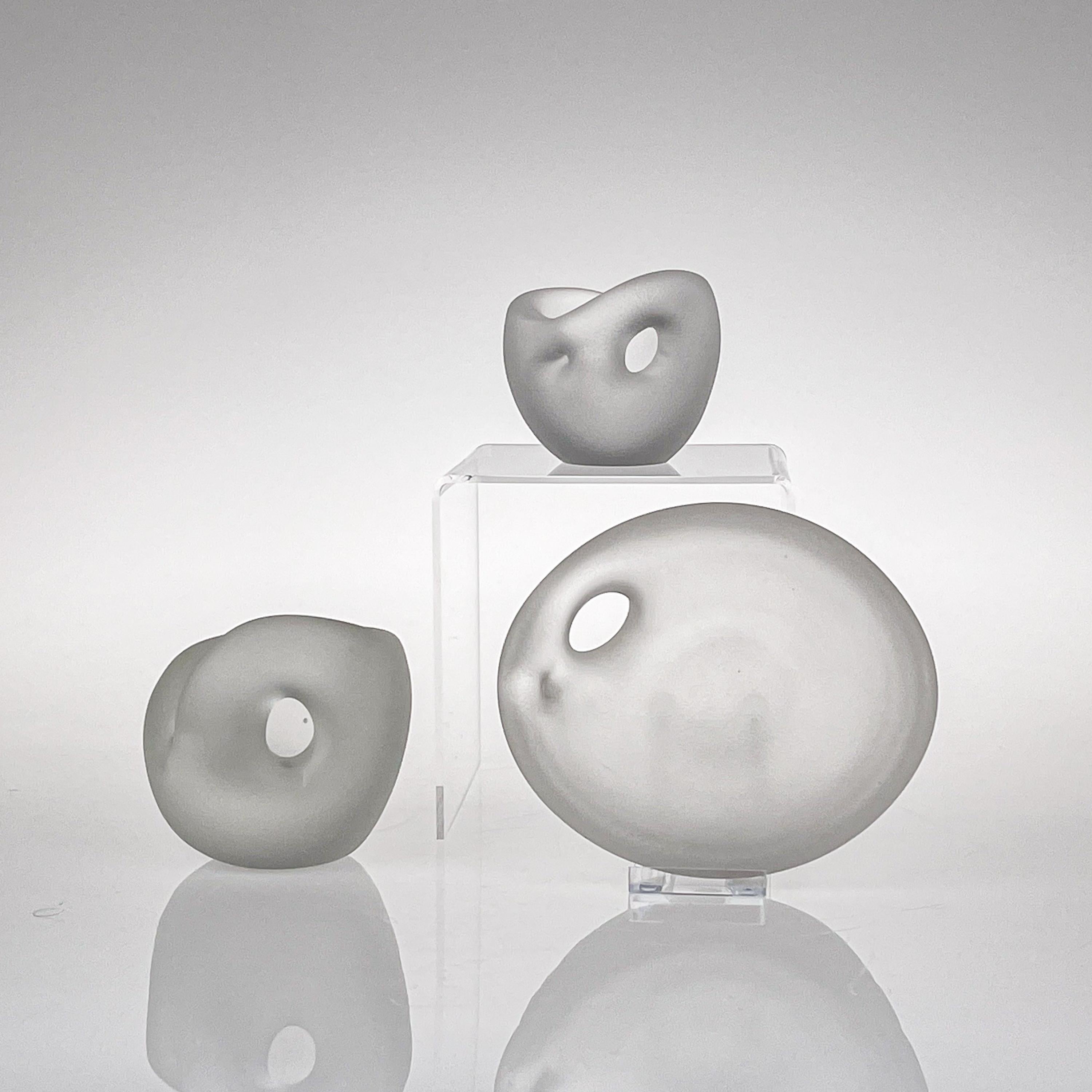 Scandinavian Modern Timo Sarpaneva, Six Glass Art-Objects 