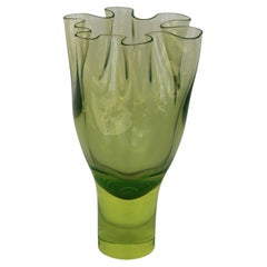 Jarrón Timo Sarpaneva (chartreuse) para Venini