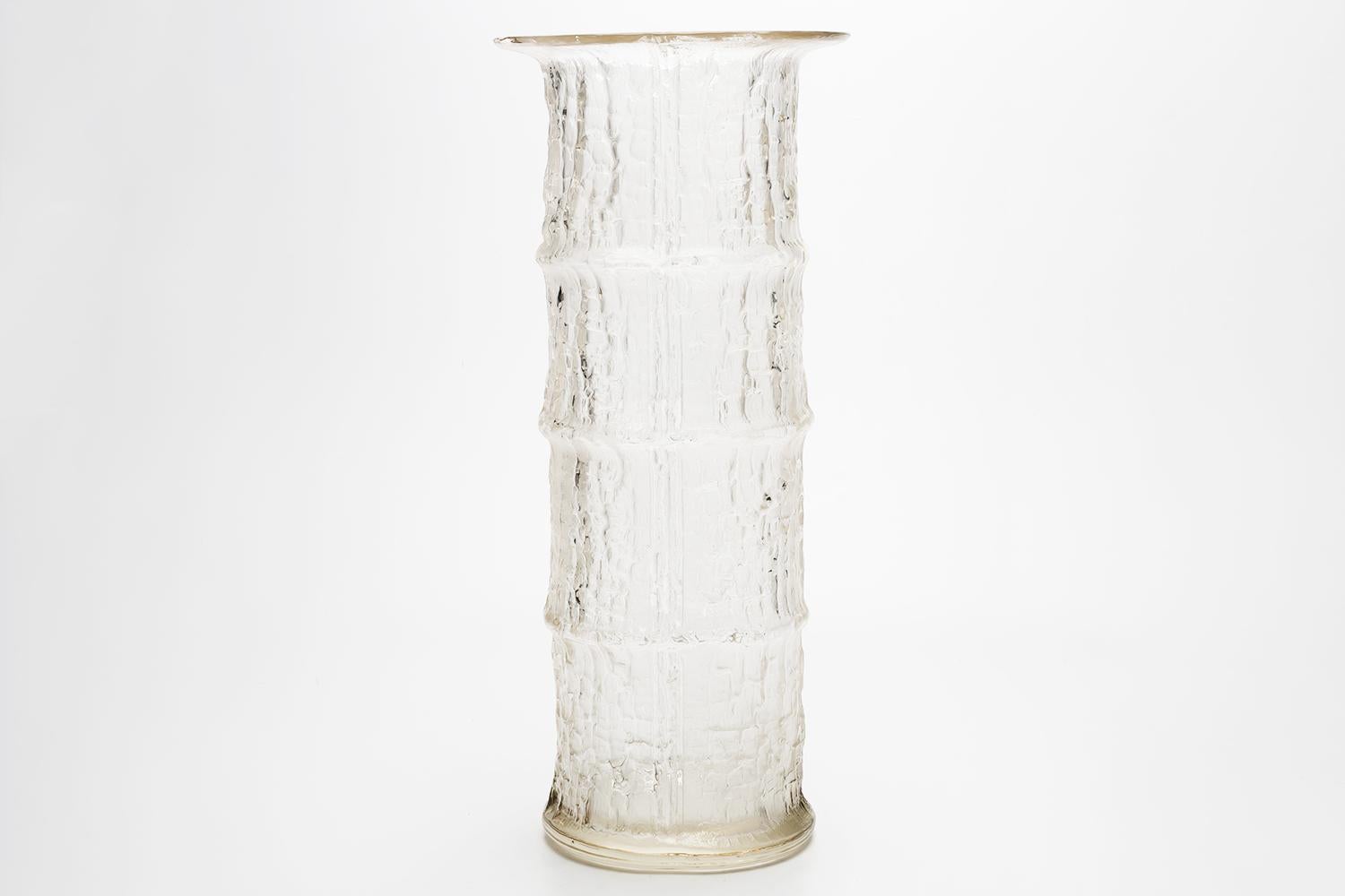 Metà XX secolo Timo Sarpaneva / Vaso FINLANDIA(Clear) 3360 / Iittala in vendita