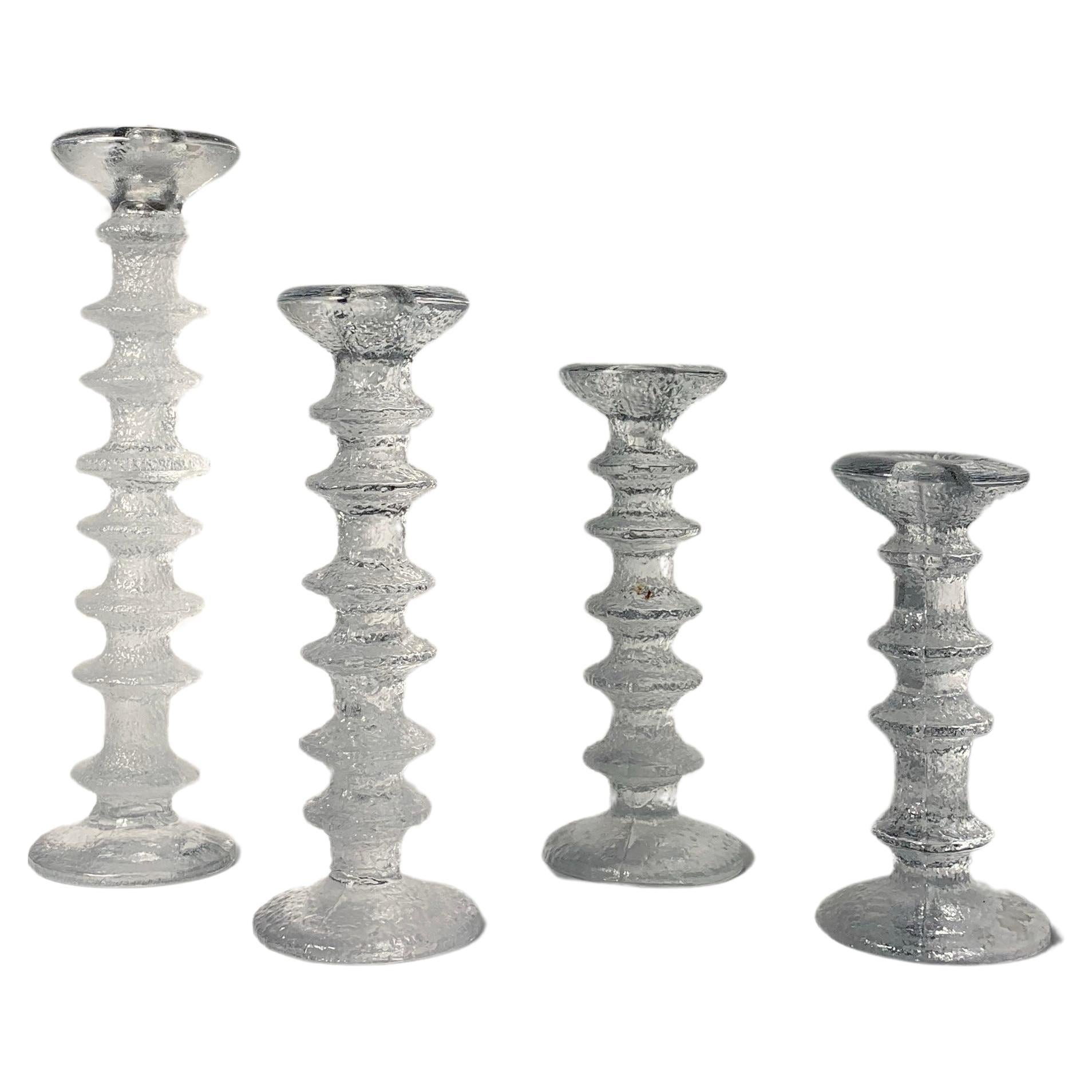 Timo Sarpanveva Set of 4 Candlesticks For Sale