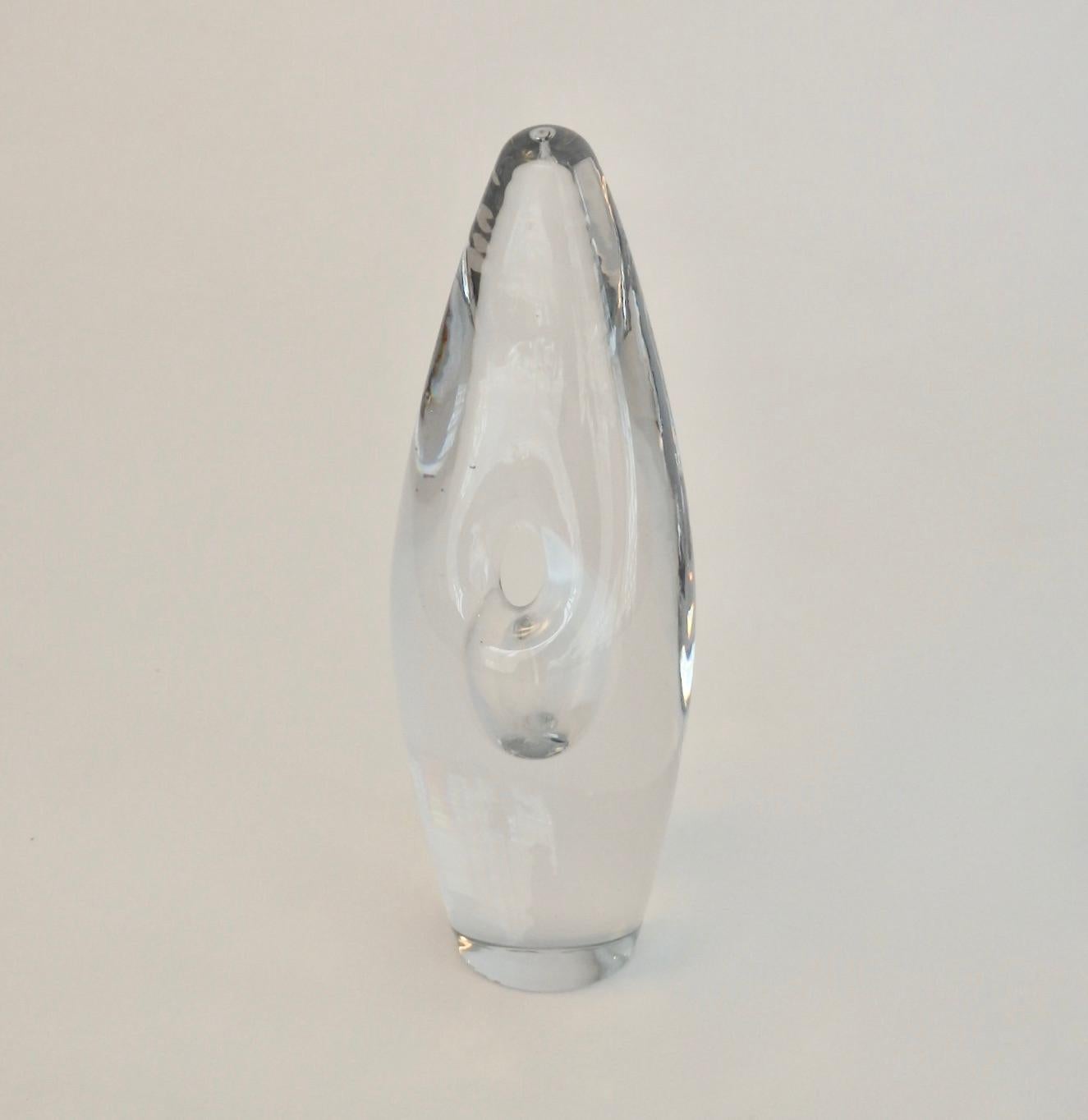 20th Century Timo Sarpeneva for Littala Orkidea or Orchid Sculptural Bud Vase For Sale