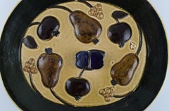 Timo Sarvimäki 'B. 1948' for Designhuset, Oval Dish in Ceramics with Fruits