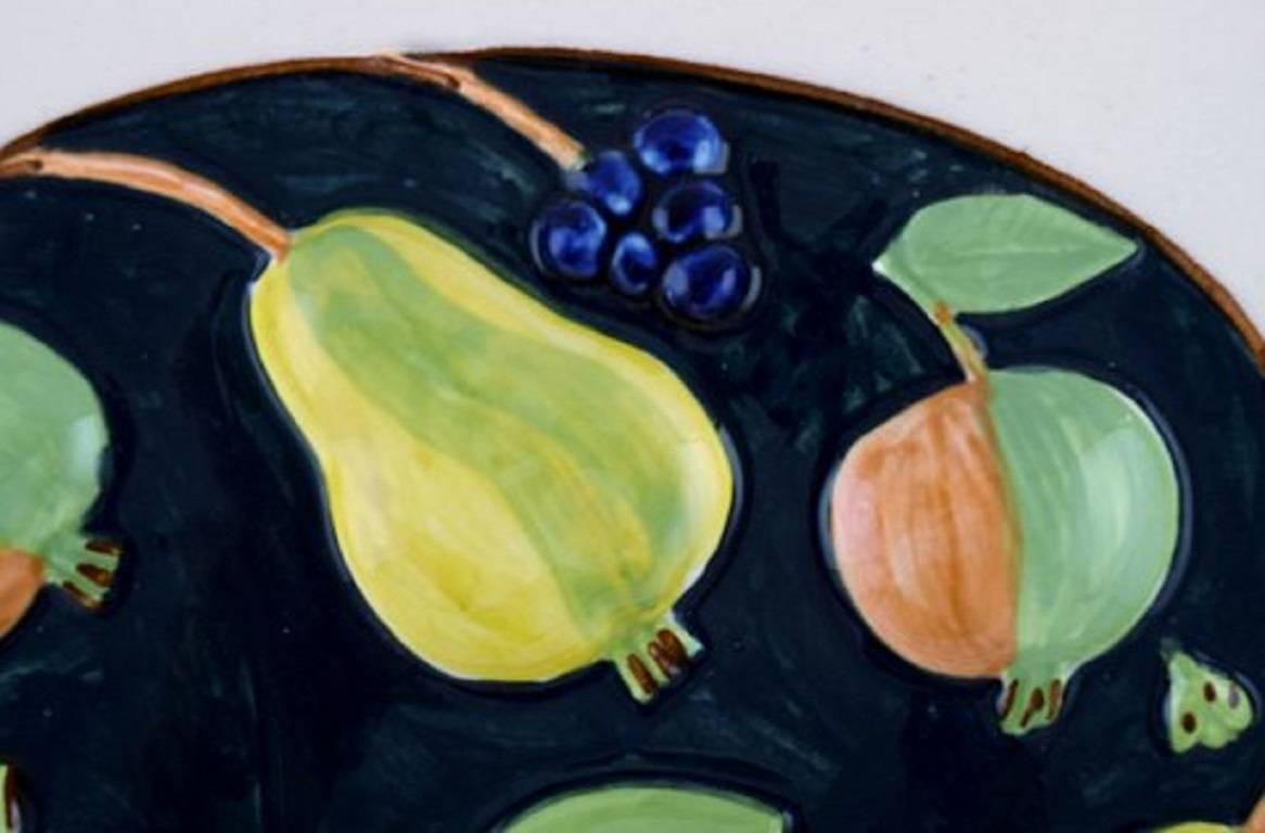 Suédois Timo Sarvimäki pour la Design House, grand plat à fruits, Suède, années 1960 en vente
