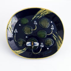 Timo Sarvimãki  Stoneware Platter for Designhuset, Stockholm, Sweden 1960'S.