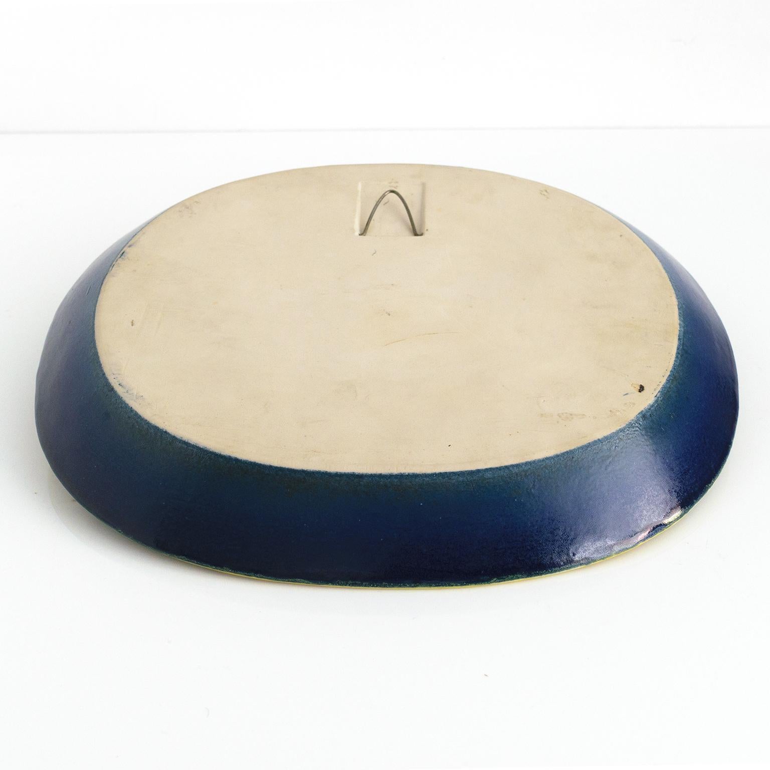 20th Century Timo Sarvimãki  Stoneware Platter for Designhuset, Stockholm, Sweden 1960'S. For Sale