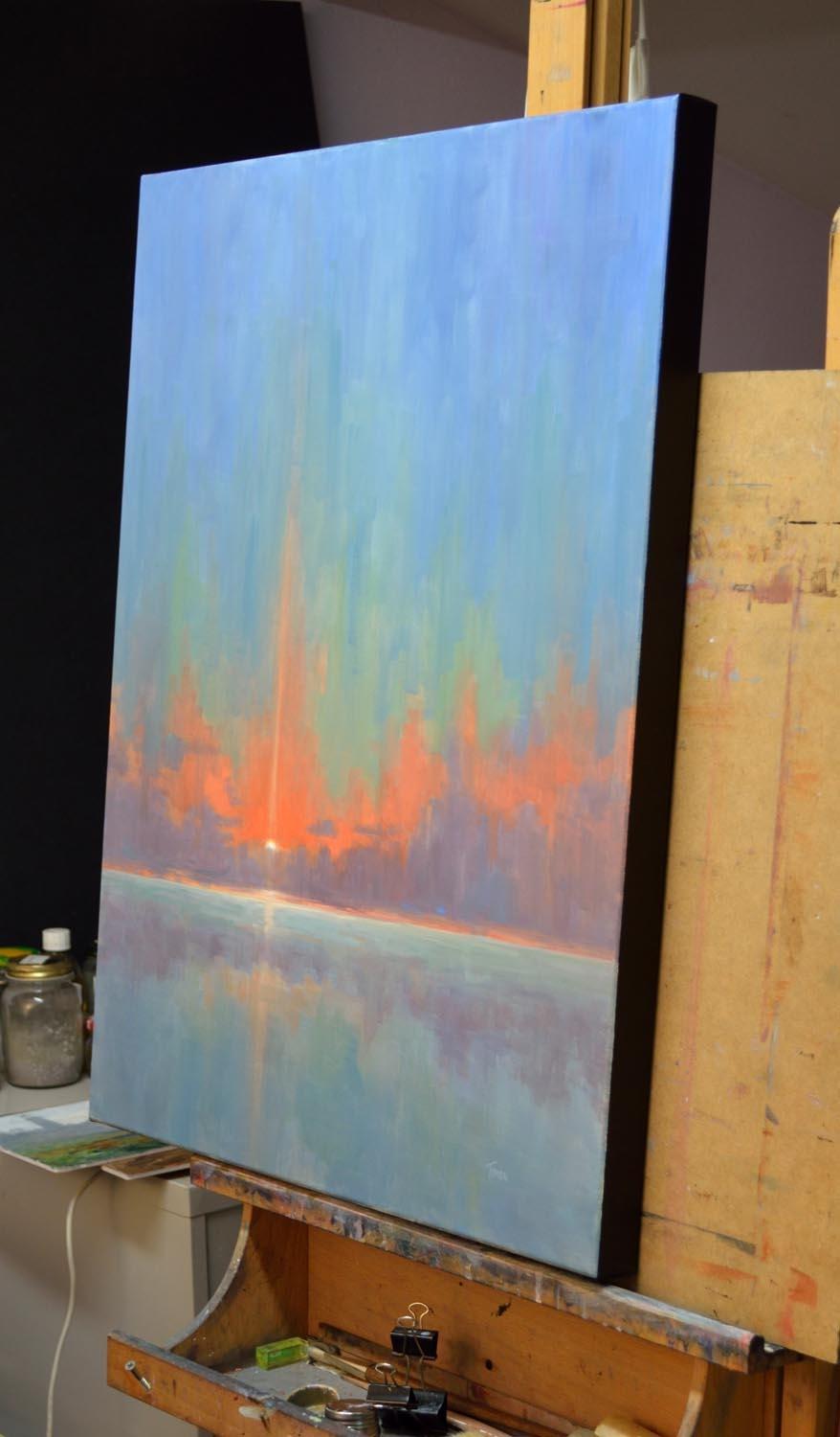 Breaking Sky II, Gemälde, Öl auf Leinwand – Painting von Timon Sloane