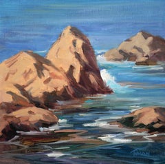 Coastal Interpretation, Painting, Oil on Canvas