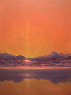 Peinture « Evening in Purple and Orange », huile sur toile