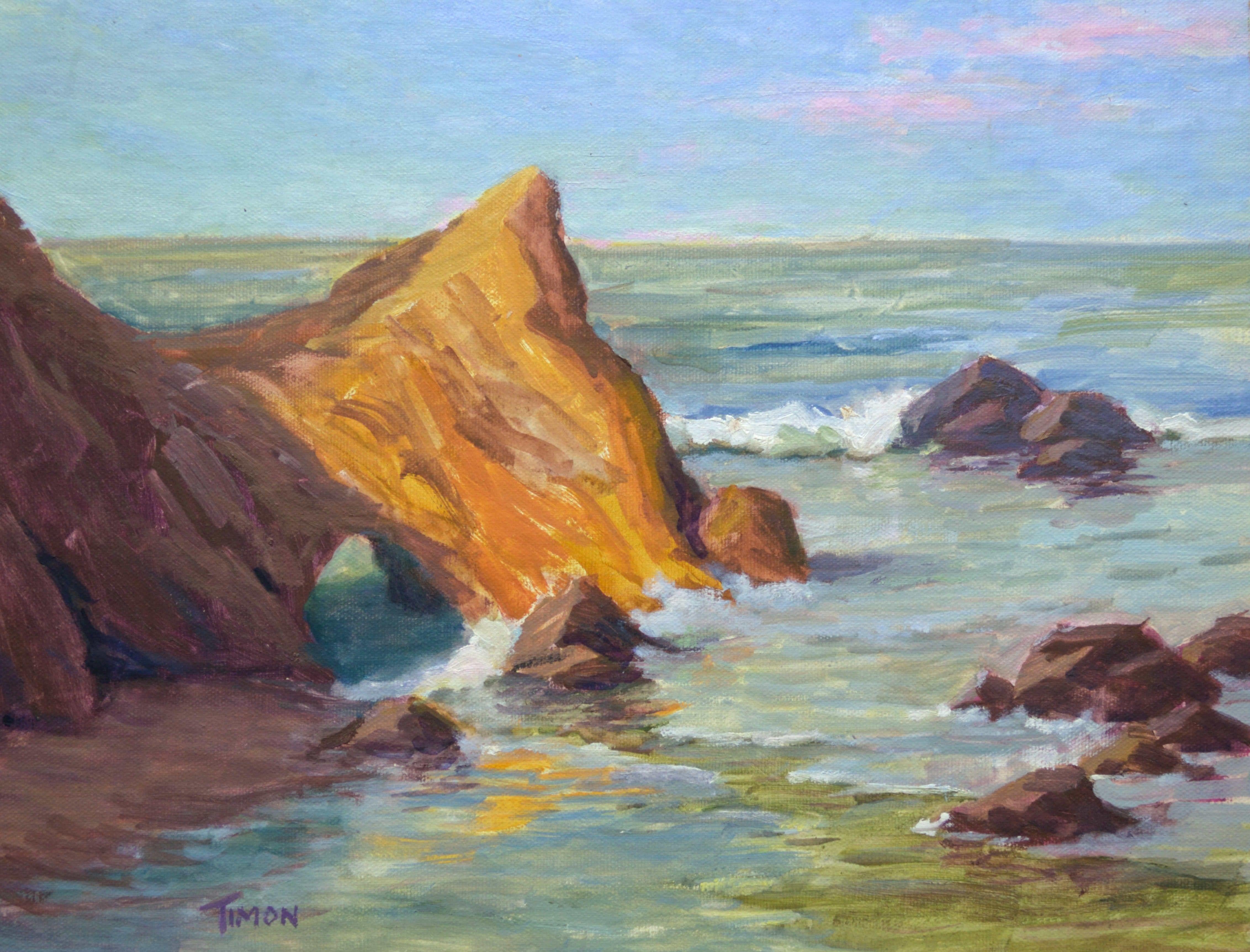 Aguas mansas, Pintura, Óleo sobre lienzo - Painting de Timon Sloane