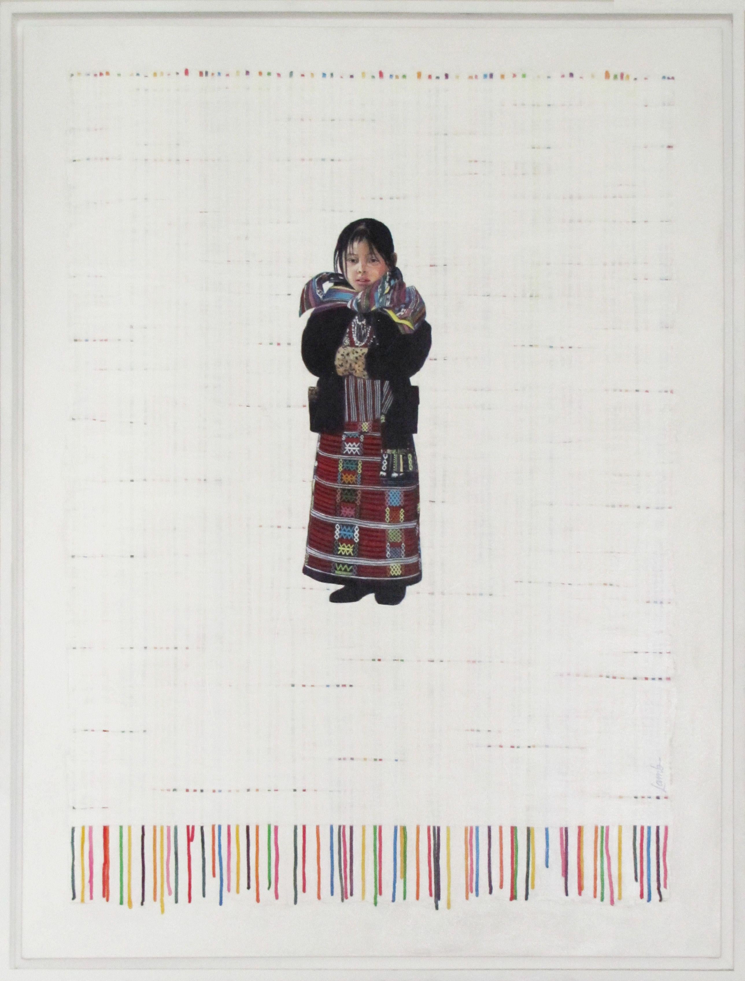 Immigrato, Pittura, Acrilico su tela - Painting Contemporaneo di Sandra Lamb