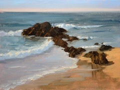 Late Day Surf, Painting, Oil on Canvas
