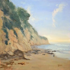 Seaside Daybreak, Painting, Oil on Canvas