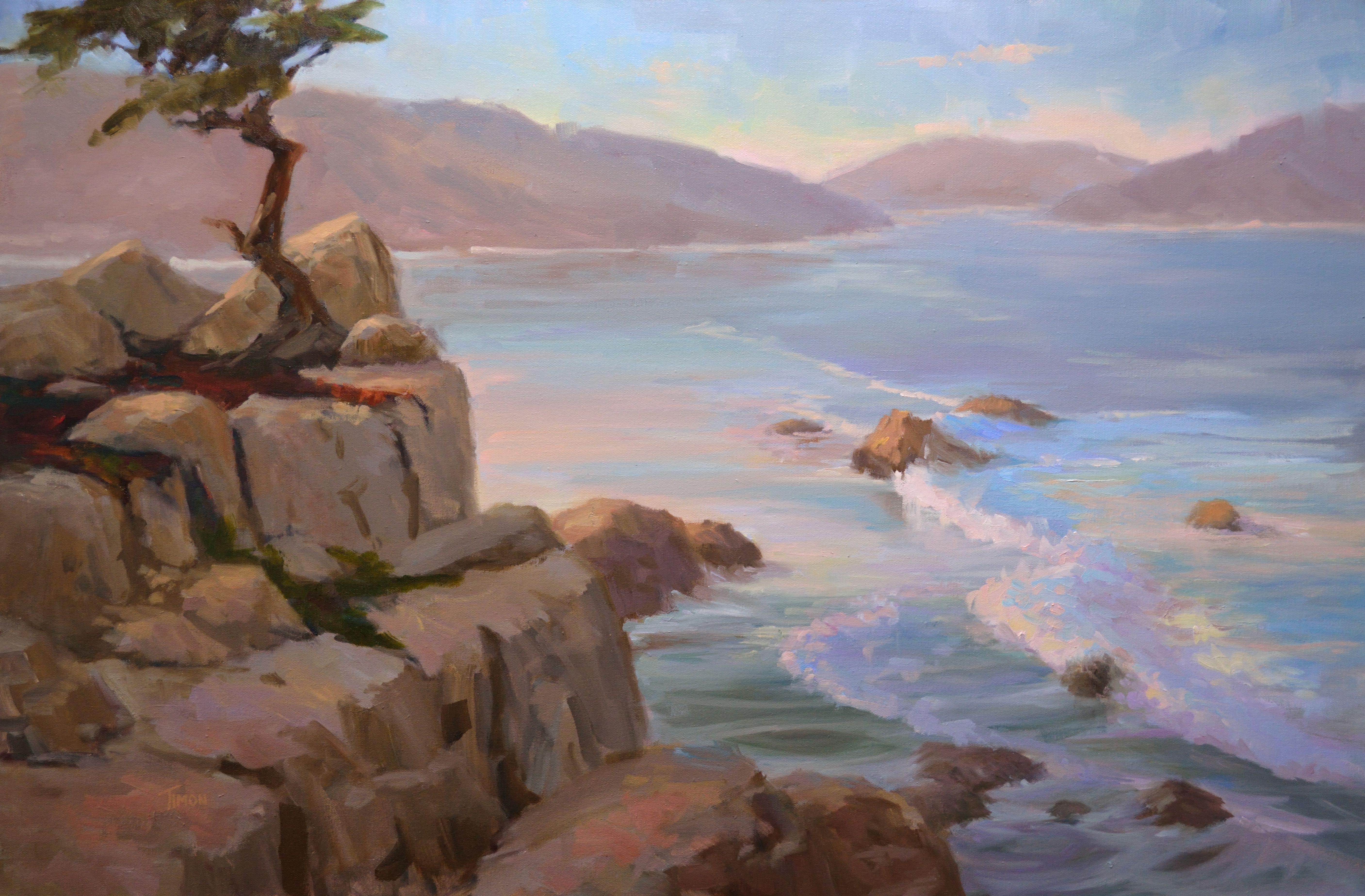 Il bagliore sottostante II, Pittura, Olio su tela - Painting di Timon Sloane