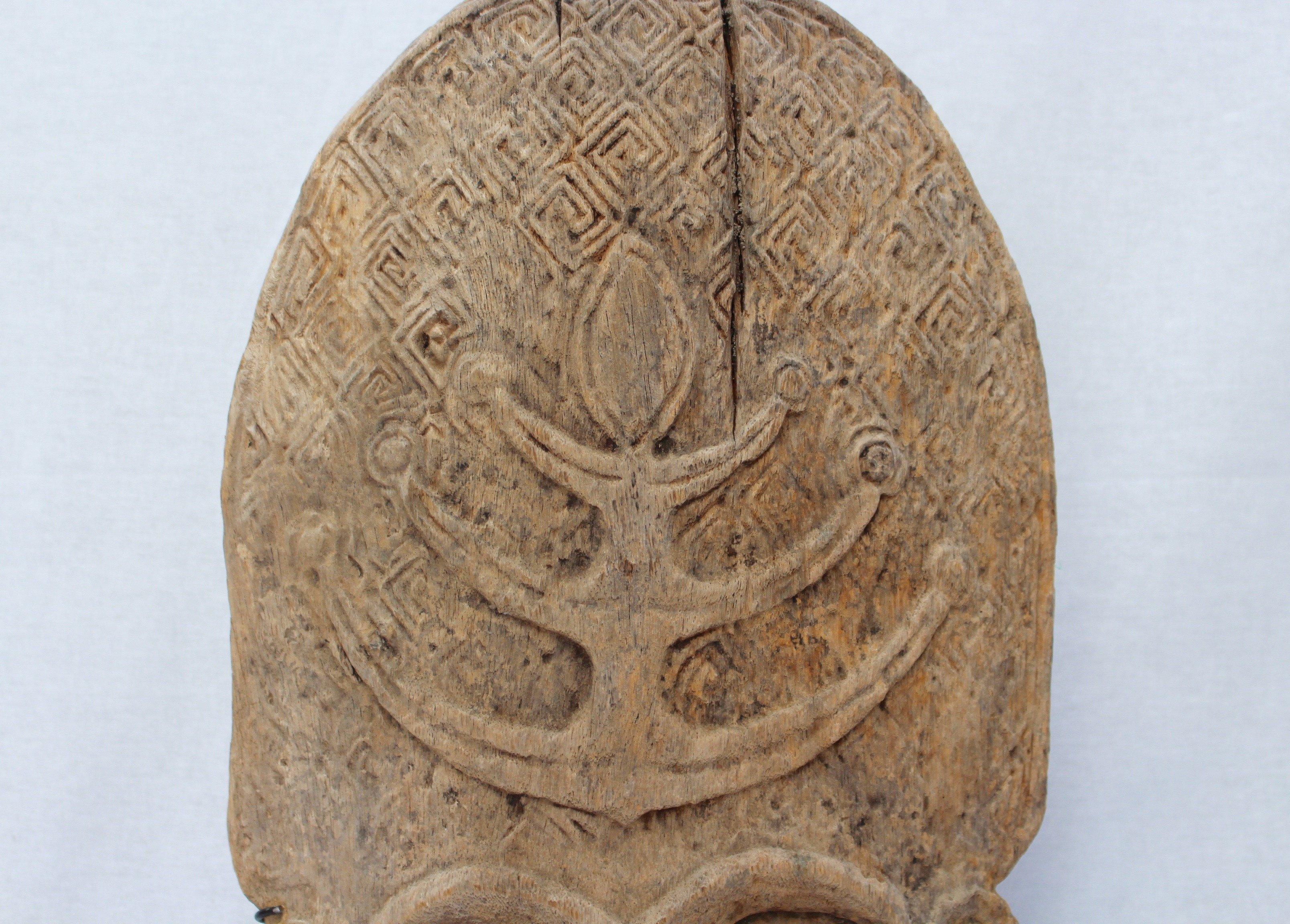 Indonesian Timor Island Wooden Traditional Mask, Early 20th Century