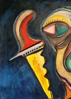 Crono e la lama del destino Timothy Archer Arte contemporanea pittura mito