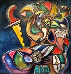Crono e la lama del destino Timothy Archer Arte contemporanea pittura mito