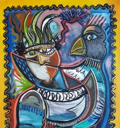 Icaro e l'avvertimento dell'uccello - Timothy Archer, XXXI secolo, pittura contemporanea