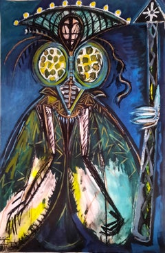 Queen moth -Timothy Archer, 21st Century, Contemporary painting