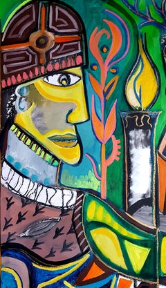 The Clash of Civilizations - Timothy Archer, 21° secolo, pittura contemporanea